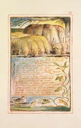 Der Klumpen und der Kiesel: Platte 32 aus Songs of Innocence and of Experience (Kopie AA) ca. 1815-26